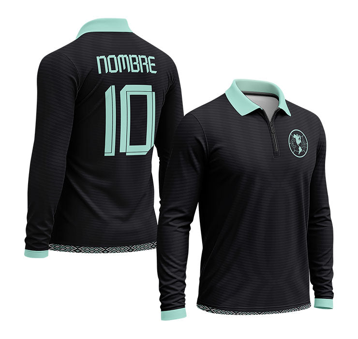 playera polo club america (M-larga) 18