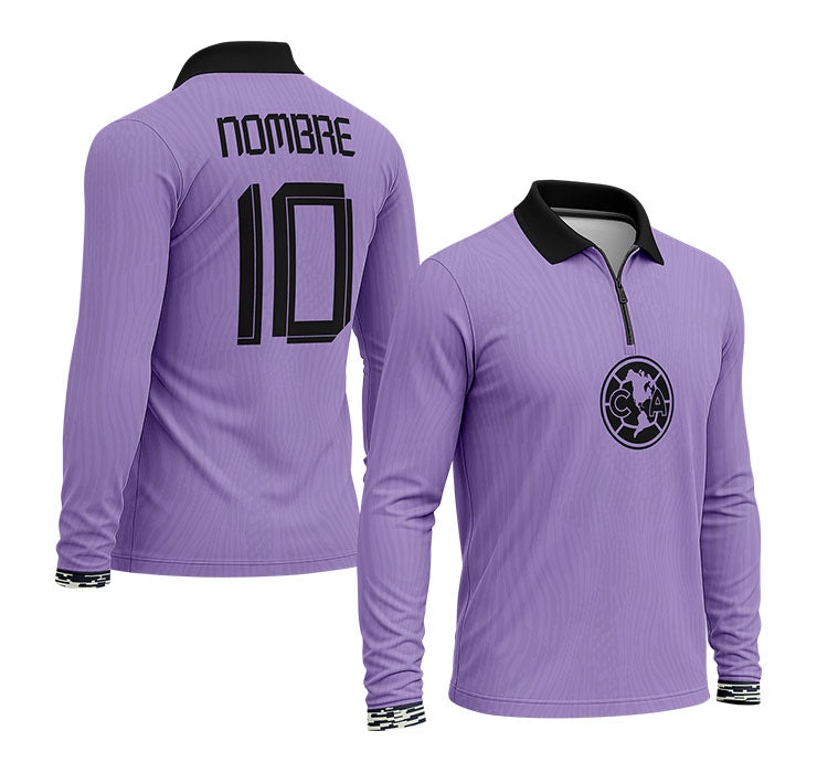 playera polo club america (M-larga) 32