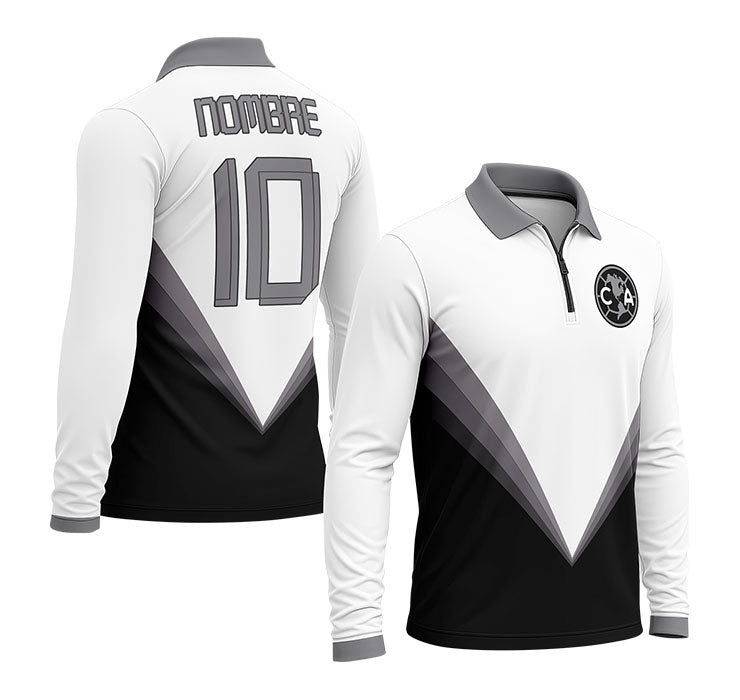playera polo club america (M-larga) 37