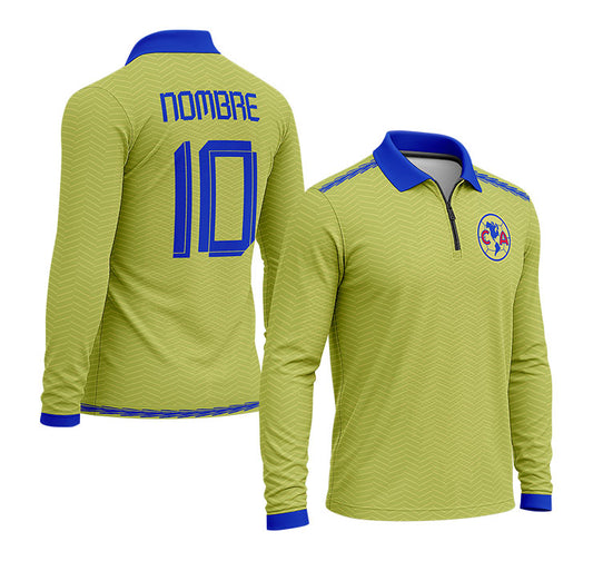 playera polo club america (M-larga) 10
