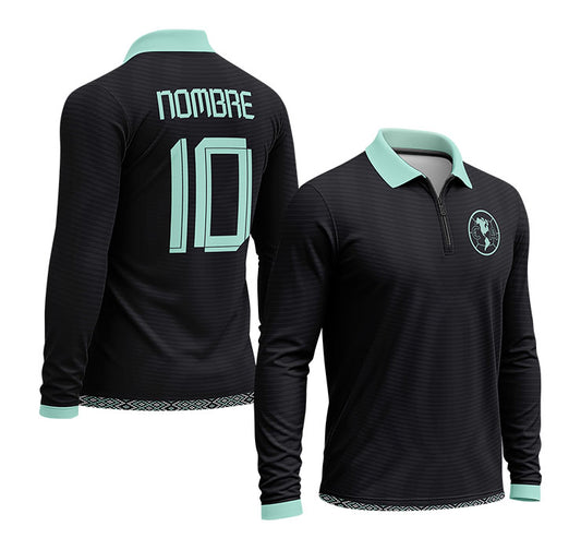 playera polo club america (M-larga) 18