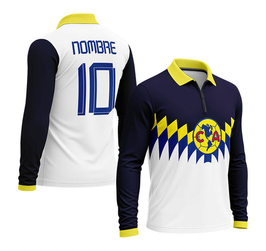 playera polo club america (M-larga) 21
