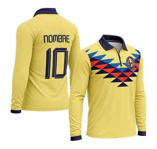 playera polo club america (M-larga) 28