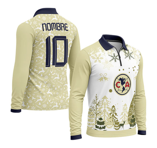 playera polo club america (M-larga) 29