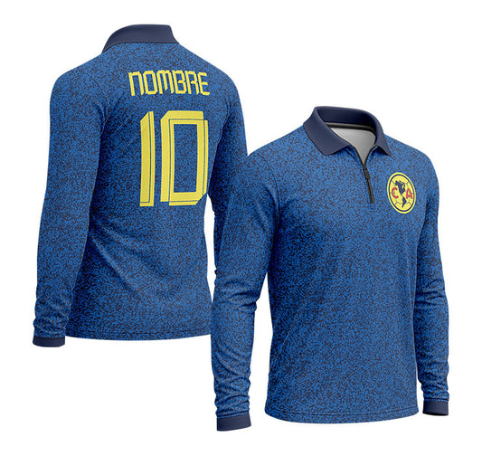 playera polo club america (M-larga) 30