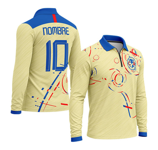 playera polo club america (M-larga) 31
