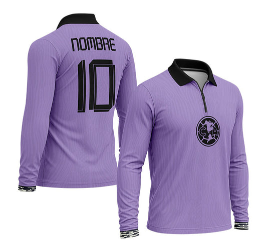 playera polo club america (M-larga) 32