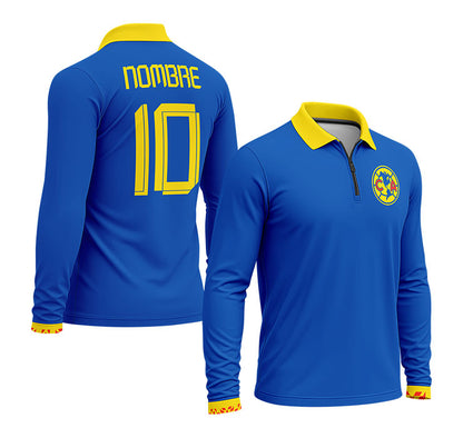 playera polo club america (M-larga) 33