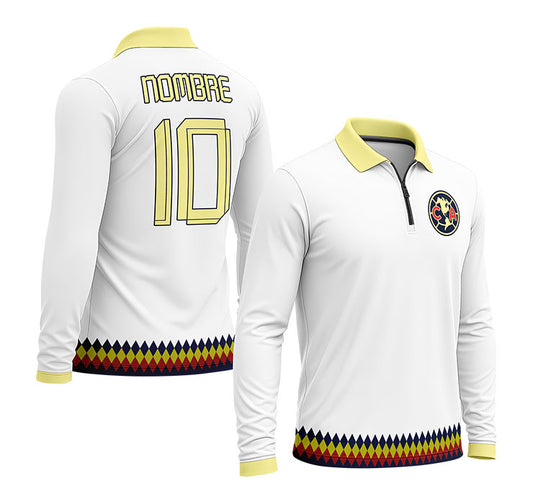 playera polo club america (M-larga) 35