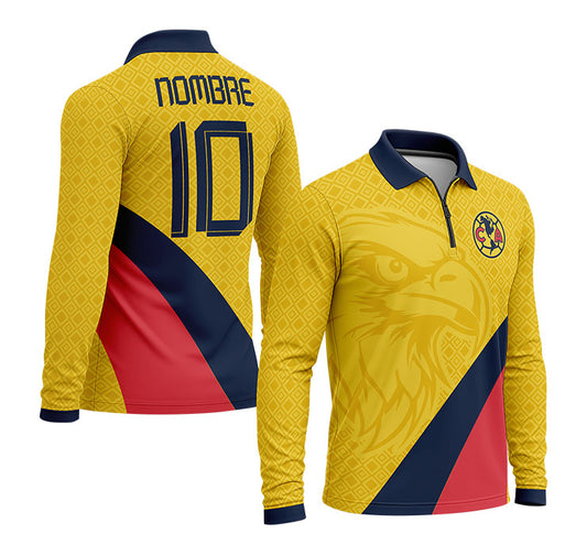 playera polo club america (M-larga) 39