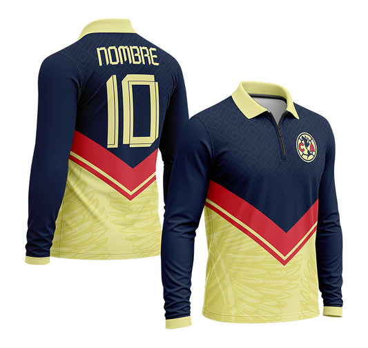 playera polo club america (M-larga) 41