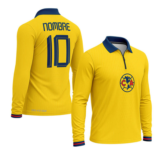 playera polo club america (M-larga) 42