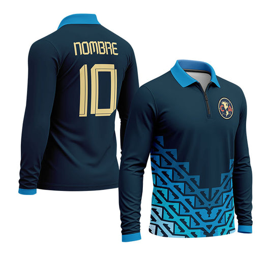 playera polo club america (M-larga) 6